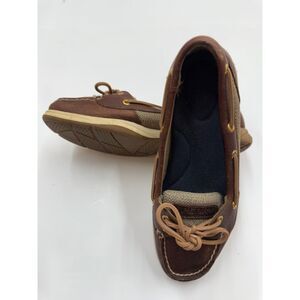Sperry Women's Leather Dark Brown Boat Size 7 Shoes